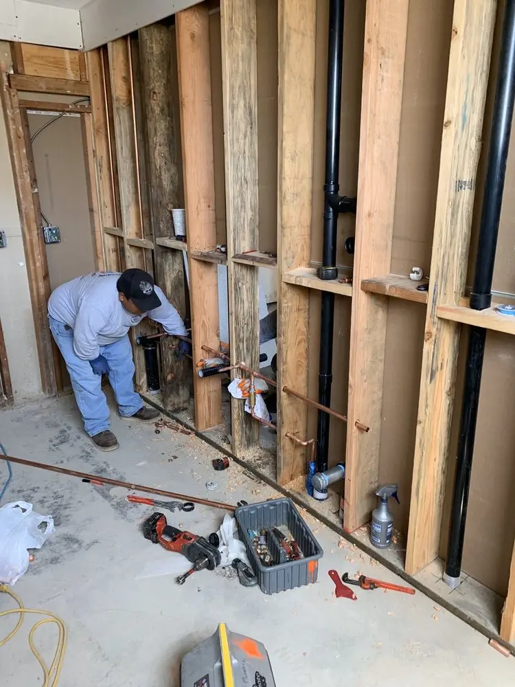 Commercial rough-in plumbing for Water Heater Replacement in Hidden Hills